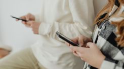 People Using Smartphones