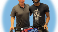Dr. Joseph Costello and Kemba Walker