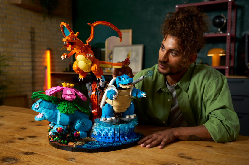 LEGO Pokemon Venusaur, Charizard and Blastoise