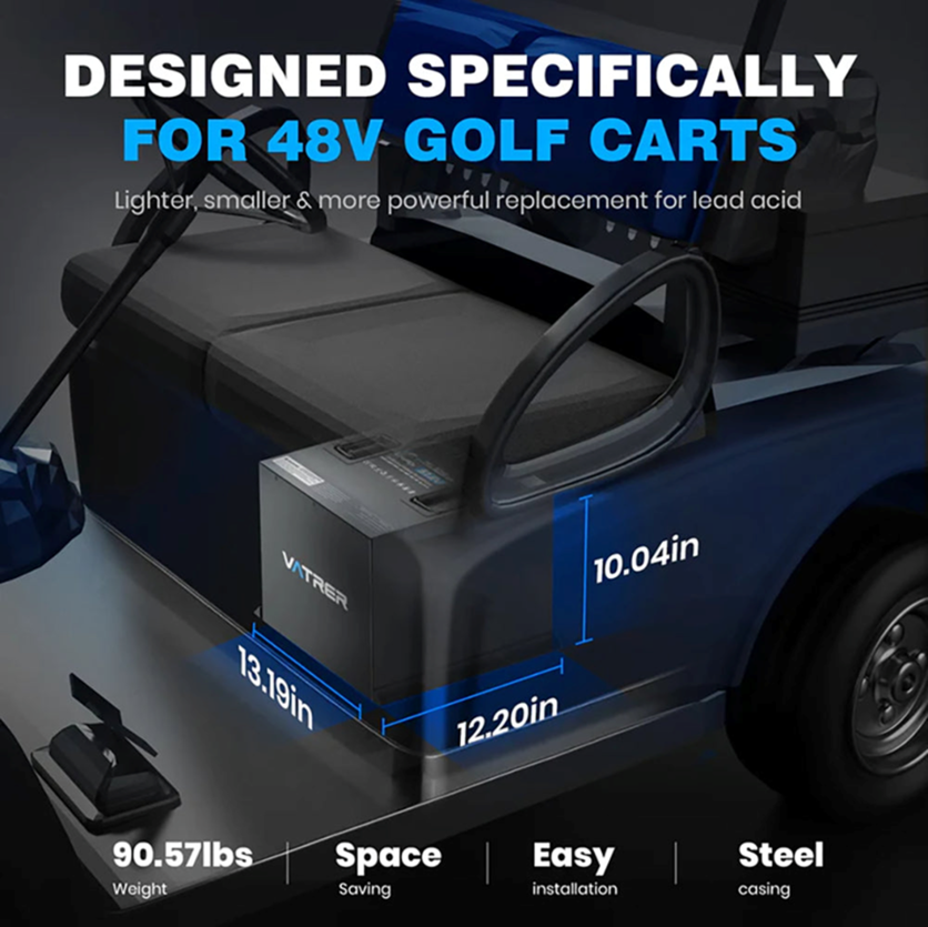 Vatrer 48V 105Ah Mini Lithium Battery